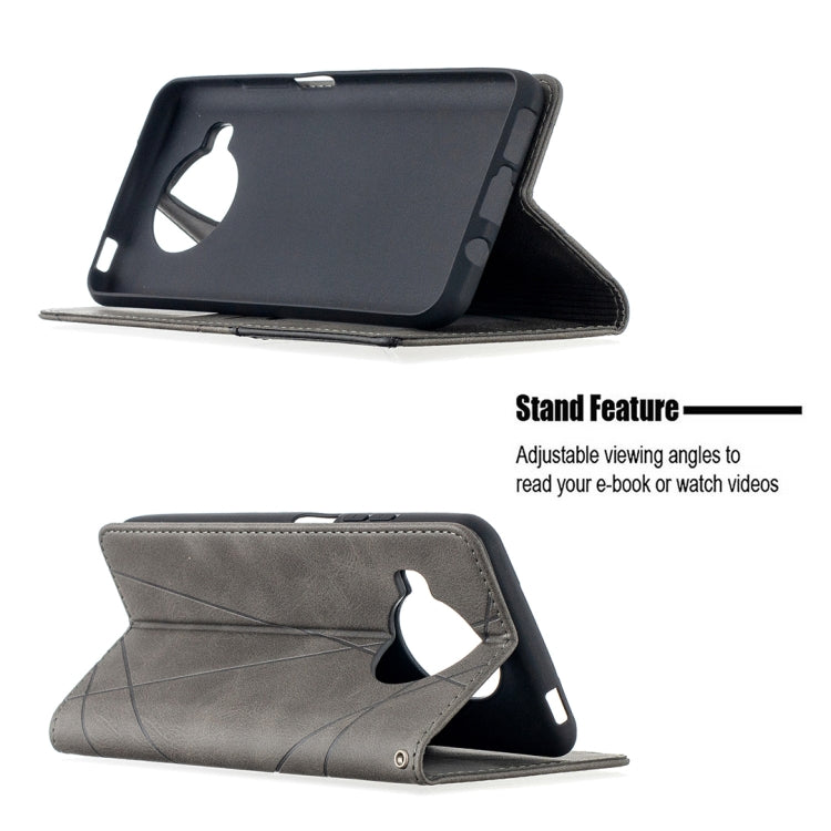 For Xiaomi Mi 10T Lite 5G Rhombus Texture Horizontal Flip Magnetic Leather Case with Holder & Card Slots