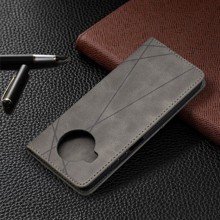 For Xiaomi Mi 10T Lite 5G Rhombus Texture Horizontal Flip Magnetic Leather Case with Holder & Card Slots