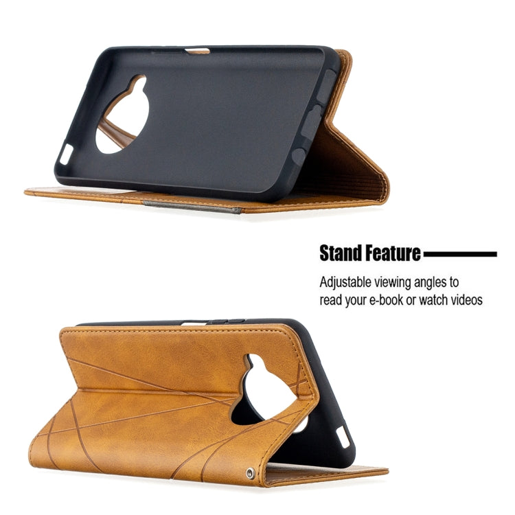 For Xiaomi Mi 10T Lite 5G Rhombus Texture Horizontal Flip Magnetic Leather Case with Holder & Card Slots