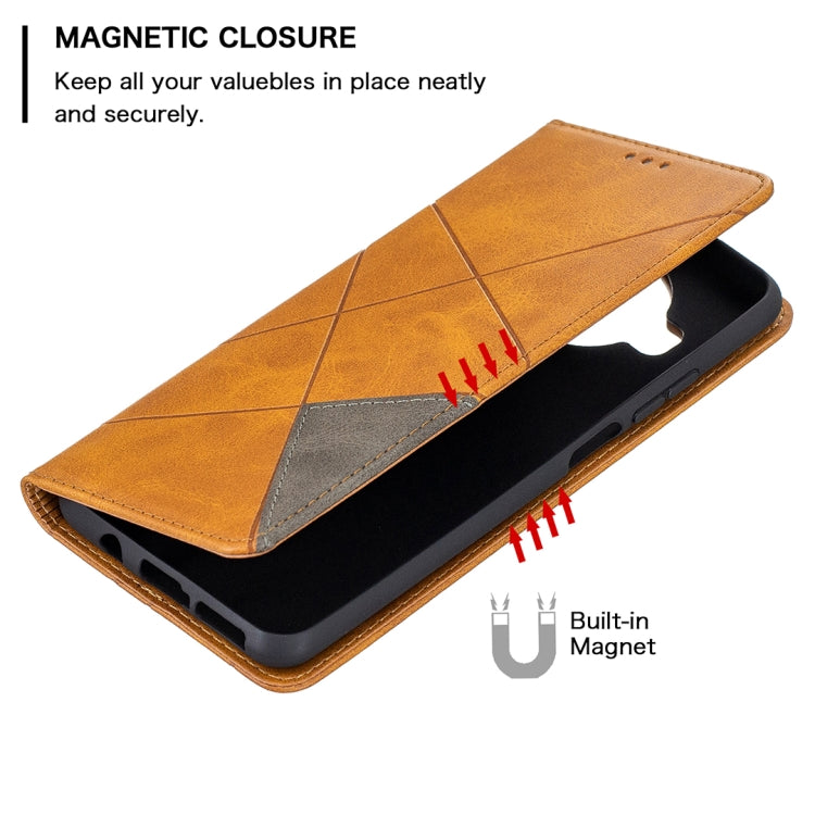 For Xiaomi Mi 10T Lite 5G Rhombus Texture Horizontal Flip Magnetic Leather Case with Holder & Card Slots