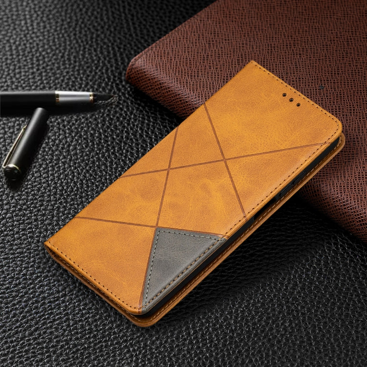 For Xiaomi Mi 10T Lite 5G Rhombus Texture Horizontal Flip Magnetic Leather Case with Holder & Card Slots