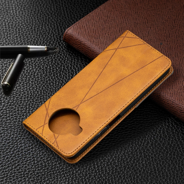 For Xiaomi Mi 10T Lite 5G Rhombus Texture Horizontal Flip Magnetic Leather Case with Holder & Card Slots