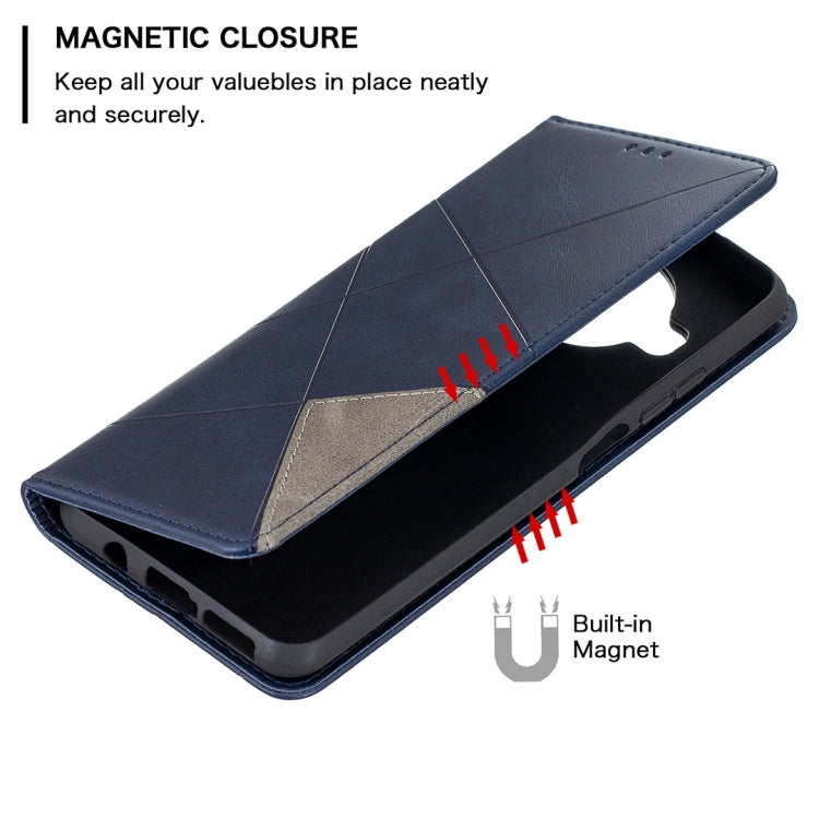 For Xiaomi Mi 10T Lite 5G Rhombus Texture Horizontal Flip Magnetic Leather Case with Holder & Card Slots