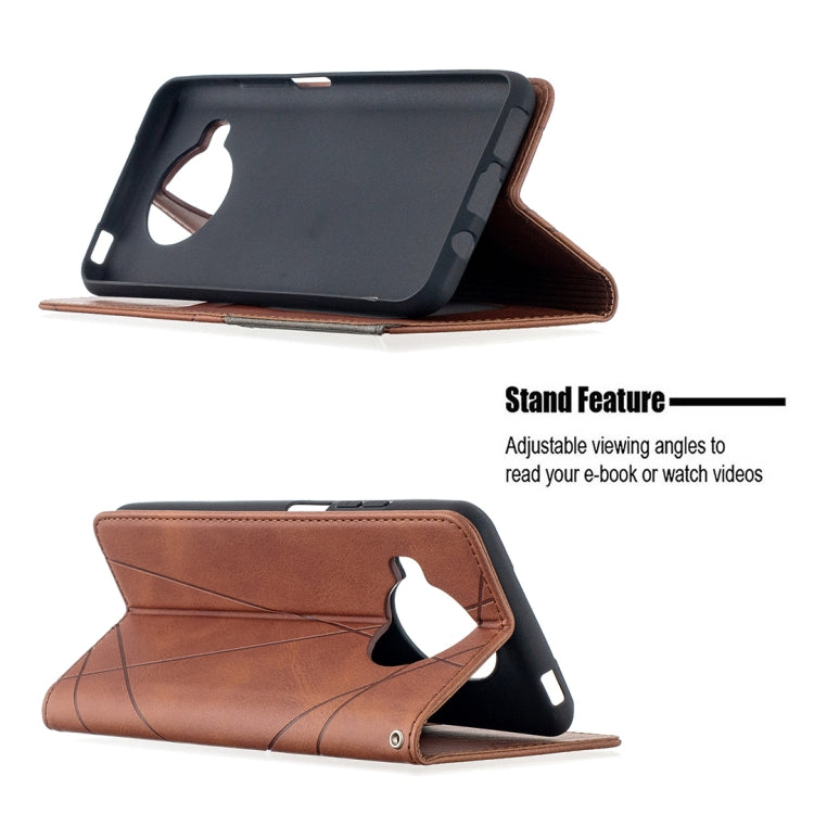For Xiaomi Mi 10T Lite 5G Rhombus Texture Horizontal Flip Magnetic Leather Case with Holder & Card Slots