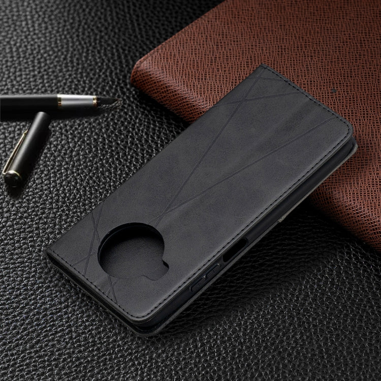 For Xiaomi Mi 10T Lite 5G Rhombus Texture Horizontal Flip Magnetic Leather Case with Holder & Card Slots