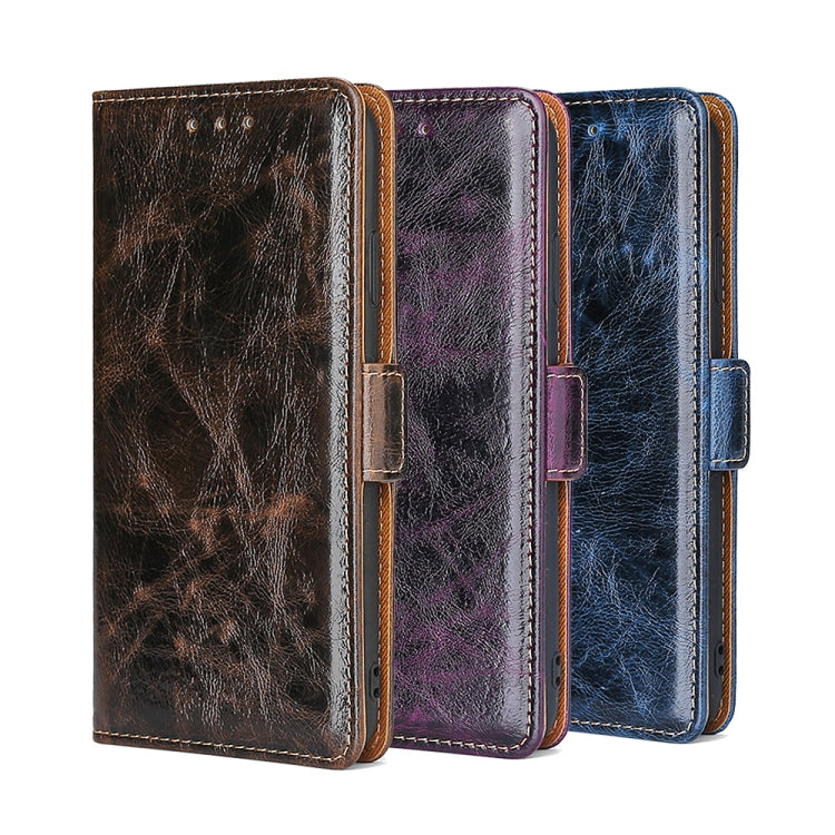 For OnePlus Nord N100 Knead Pattern Texture Side Buckle Horizontal Flip Leather Case with Holder & Card Slots