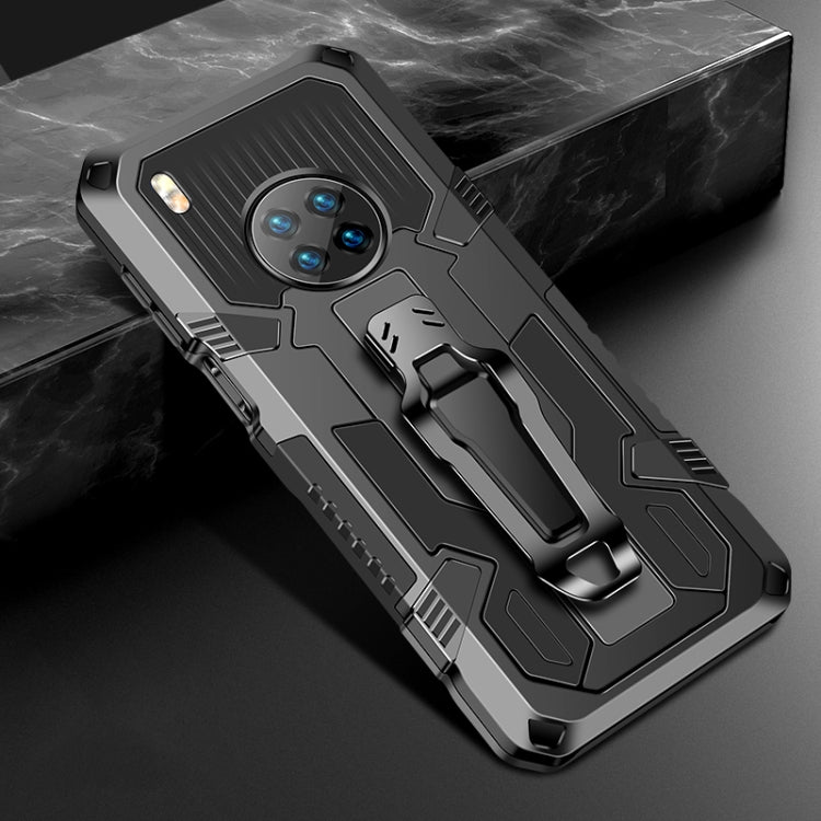 For Huawei Y9a Armor Warrior Shockproof PC + TPU Protective Case