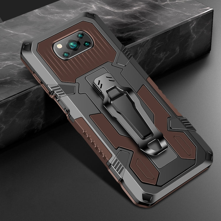 For Xiaomi Poco X3 / Poco X3 FNC / X3 Pro Armor Warrior Shockproof PC + TPU Protective Case