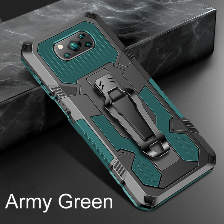 For Xiaomi Poco X3 / Poco X3 FNC / X3 Pro Armor Warrior Shockproof PC + TPU Protective Case