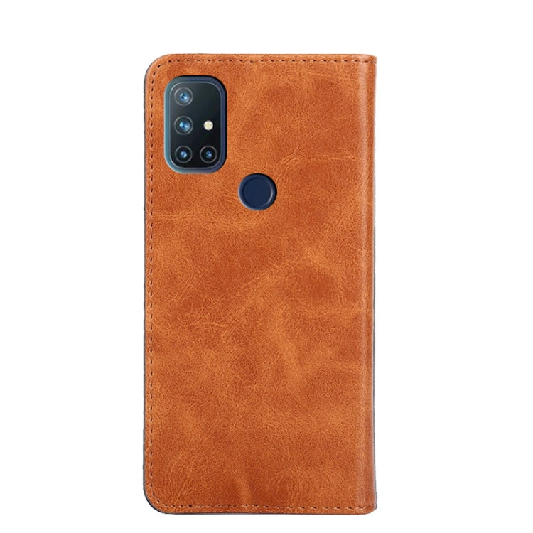 For OnePlus Nord N10 5G Non-Magnetic Retro Texture Horizontal Flip Leather Case with Holder & Card Slots & Wallet