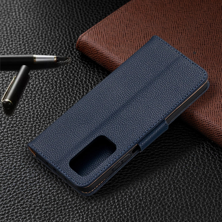 For Xiaomi Mi 10T 5G Litchi Texture Pure Color Horizontal Flip Leather Case with Holder & Card Slots & Wallet & Lanyard