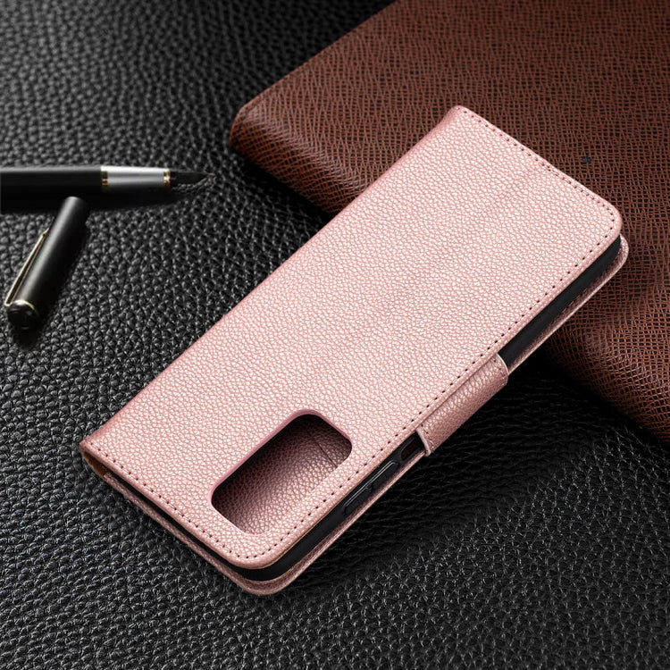 For Xiaomi Mi 10T 5G Litchi Texture Pure Color Horizontal Flip Leather Case with Holder & Card Slots & Wallet & Lanyard
