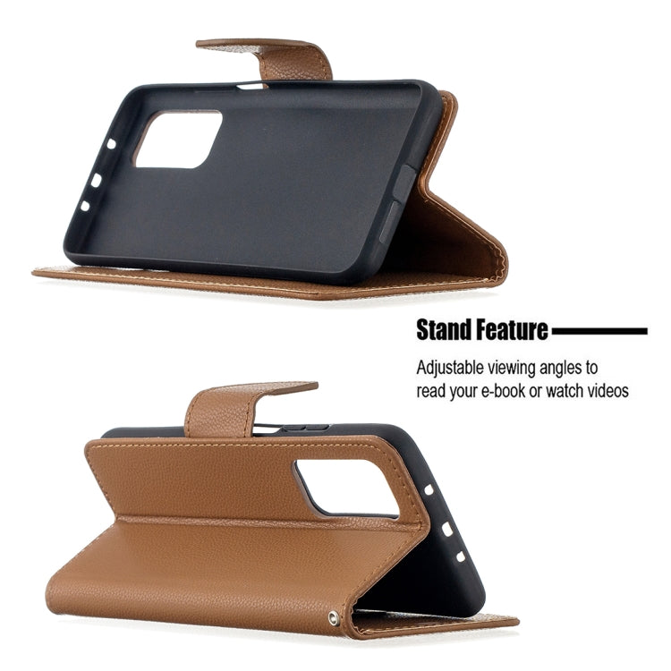 For Xiaomi Mi 10T 5G Litchi Texture Pure Color Horizontal Flip Leather Case with Holder & Card Slots & Wallet & Lanyard
