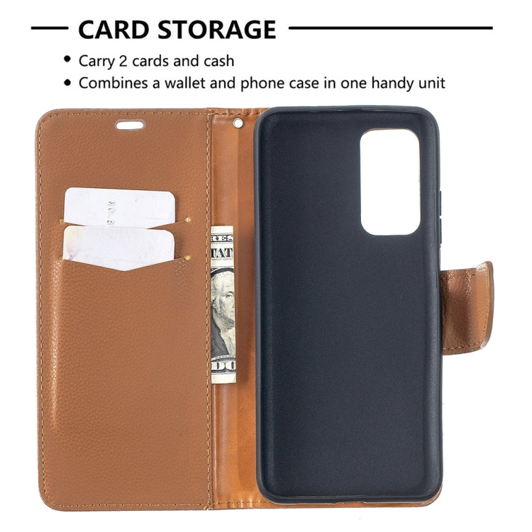 For Xiaomi Mi 10T 5G Litchi Texture Pure Color Horizontal Flip Leather Case with Holder & Card Slots & Wallet & Lanyard
