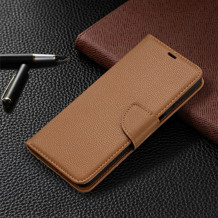 For Xiaomi Mi 10T 5G Litchi Texture Pure Color Horizontal Flip Leather Case with Holder & Card Slots & Wallet & Lanyard