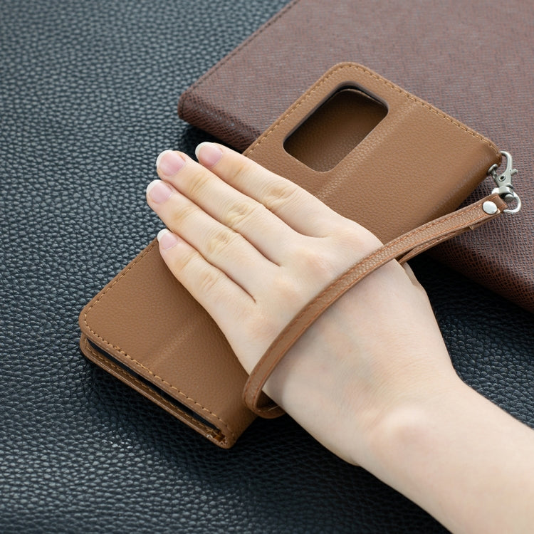 For Xiaomi Mi 10T 5G Litchi Texture Pure Color Horizontal Flip Leather Case with Holder & Card Slots & Wallet & Lanyard