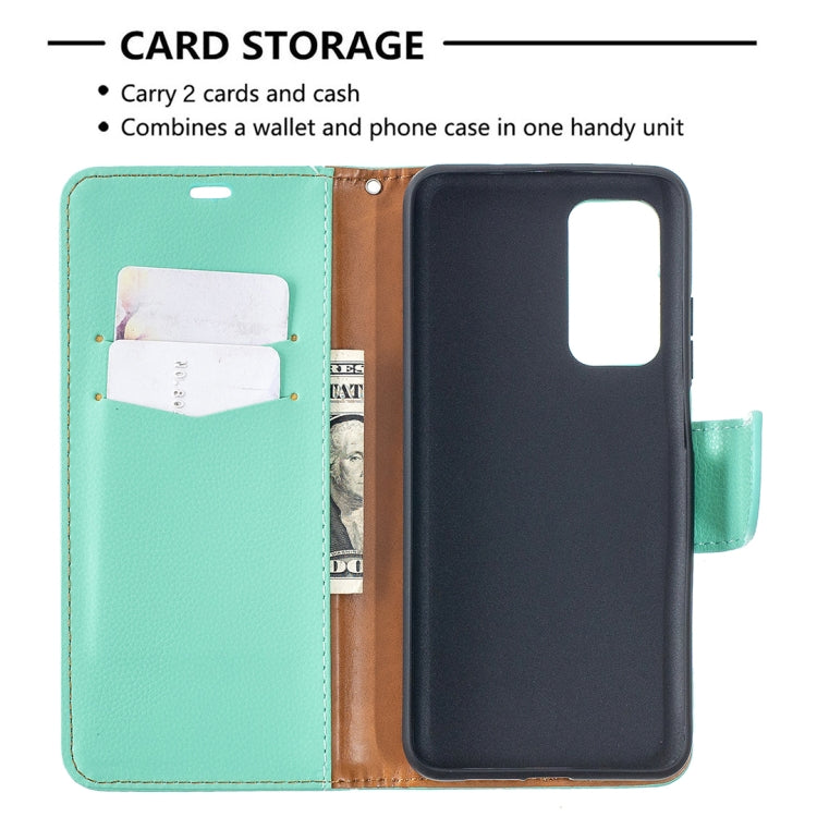For Xiaomi Mi 10T 5G Litchi Texture Pure Color Horizontal Flip Leather Case with Holder & Card Slots & Wallet & Lanyard