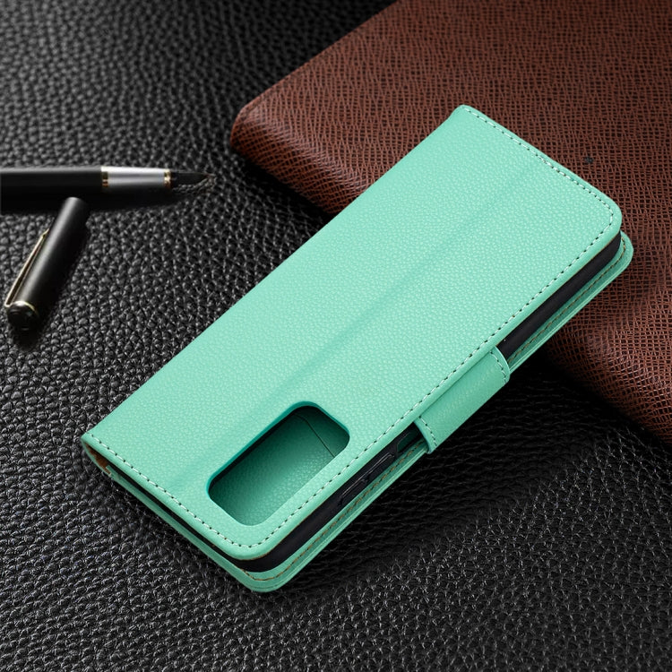 For Xiaomi Mi 10T 5G Litchi Texture Pure Color Horizontal Flip Leather Case with Holder & Card Slots & Wallet & Lanyard