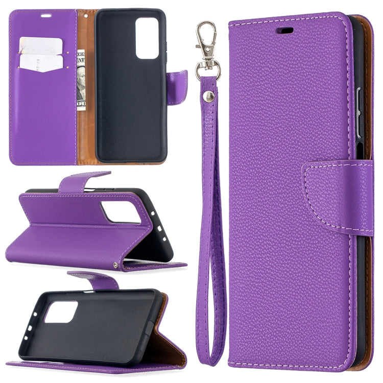 For Xiaomi Mi 10T 5G Litchi Texture Pure Color Horizontal Flip Leather Case with Holder & Card Slots & Wallet & Lanyard