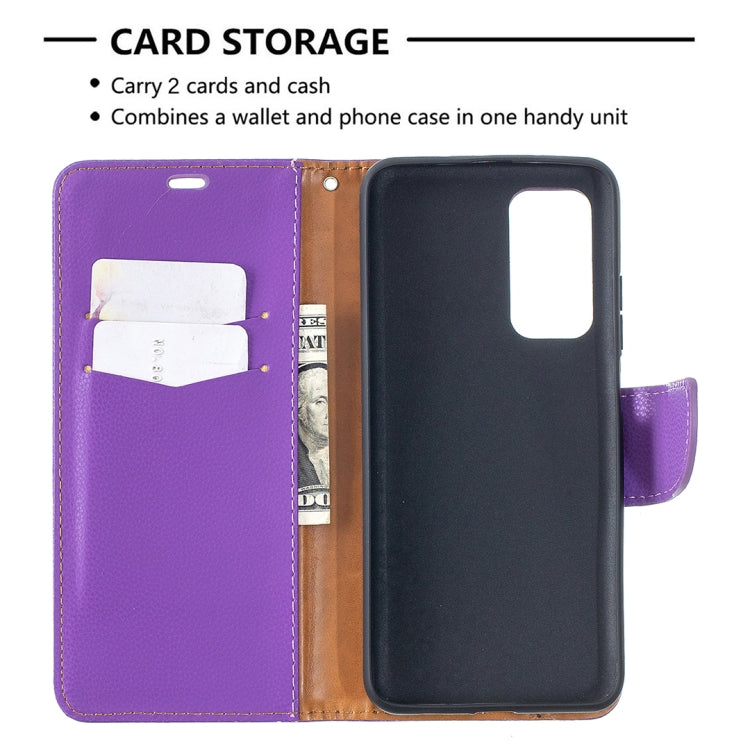 For Xiaomi Mi 10T 5G Litchi Texture Pure Color Horizontal Flip Leather Case with Holder & Card Slots & Wallet & Lanyard
