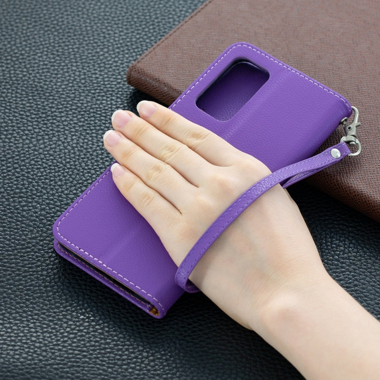 For Xiaomi Mi 10T 5G Litchi Texture Pure Color Horizontal Flip Leather Case with Holder & Card Slots & Wallet & Lanyard