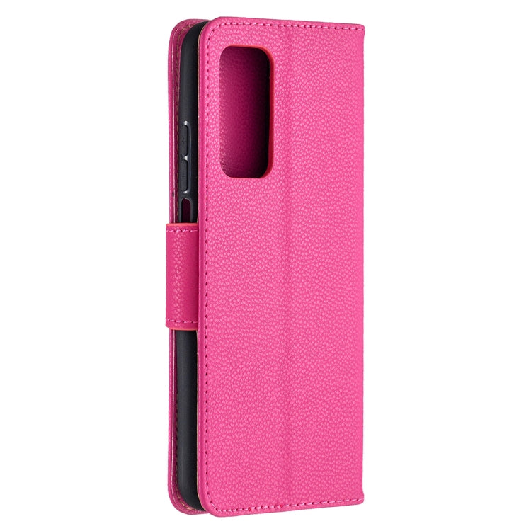 For Xiaomi Mi 10T 5G Litchi Texture Pure Color Horizontal Flip Leather Case with Holder & Card Slots & Wallet & Lanyard