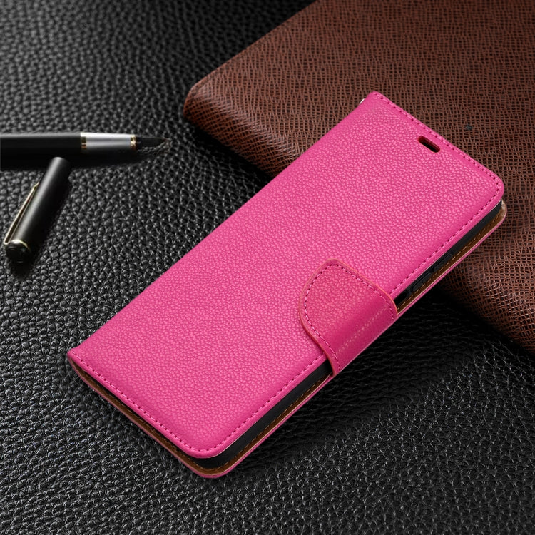 For Xiaomi Mi 10T 5G Litchi Texture Pure Color Horizontal Flip Leather Case with Holder & Card Slots & Wallet & Lanyard