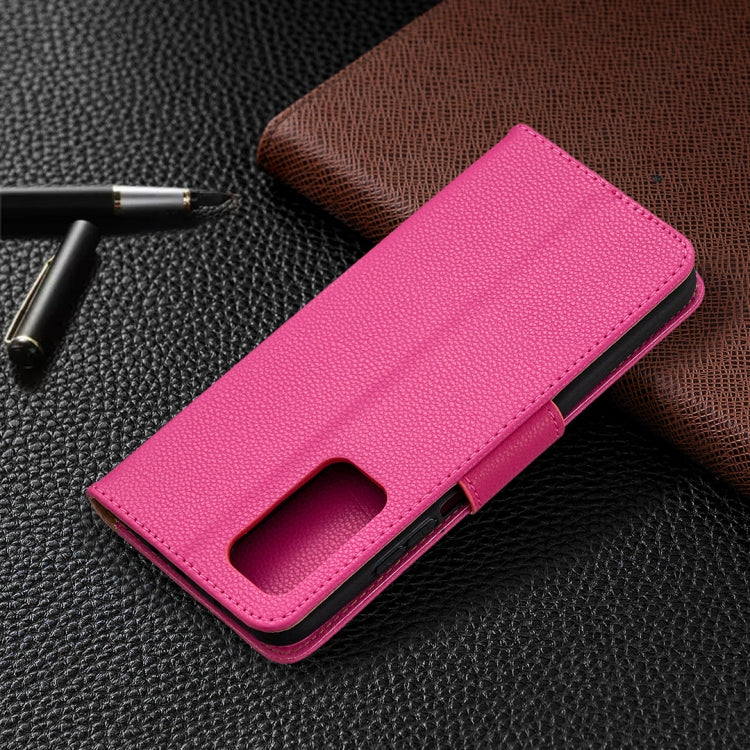 For Xiaomi Mi 10T 5G Litchi Texture Pure Color Horizontal Flip Leather Case with Holder & Card Slots & Wallet & Lanyard