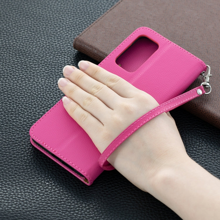 For Xiaomi Mi 10T 5G Litchi Texture Pure Color Horizontal Flip Leather Case with Holder & Card Slots & Wallet & Lanyard