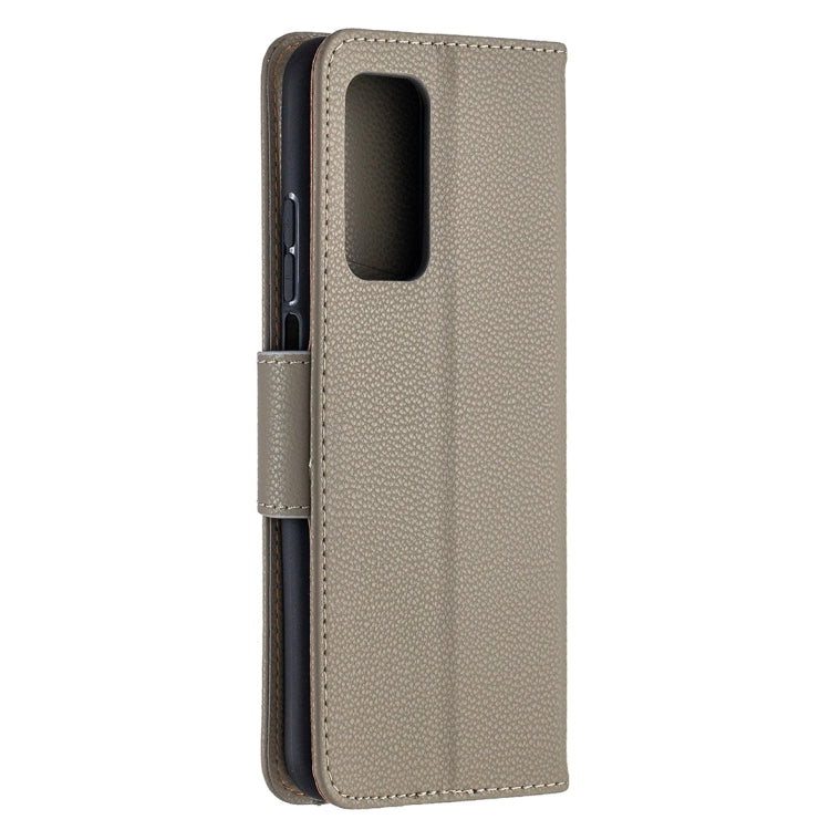 For Xiaomi Mi 10T 5G Litchi Texture Pure Color Horizontal Flip Leather Case with Holder & Card Slots & Wallet & Lanyard