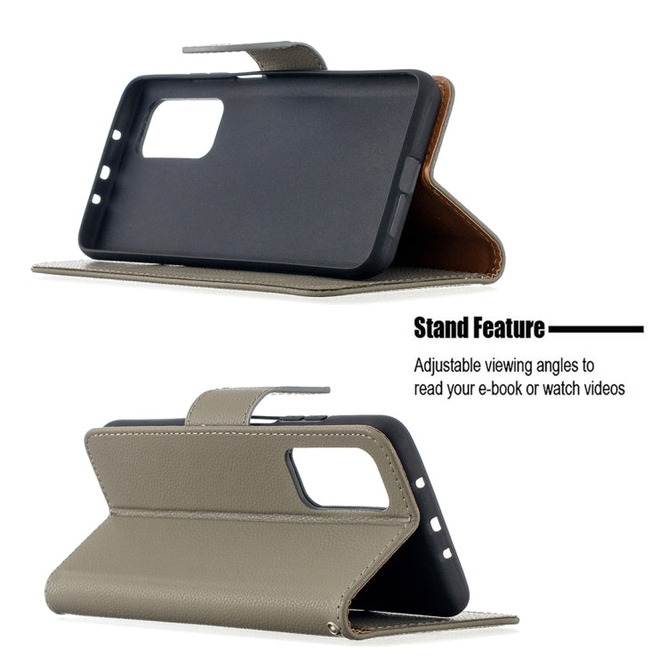 For Xiaomi Mi 10T 5G Litchi Texture Pure Color Horizontal Flip Leather Case with Holder & Card Slots & Wallet & Lanyard