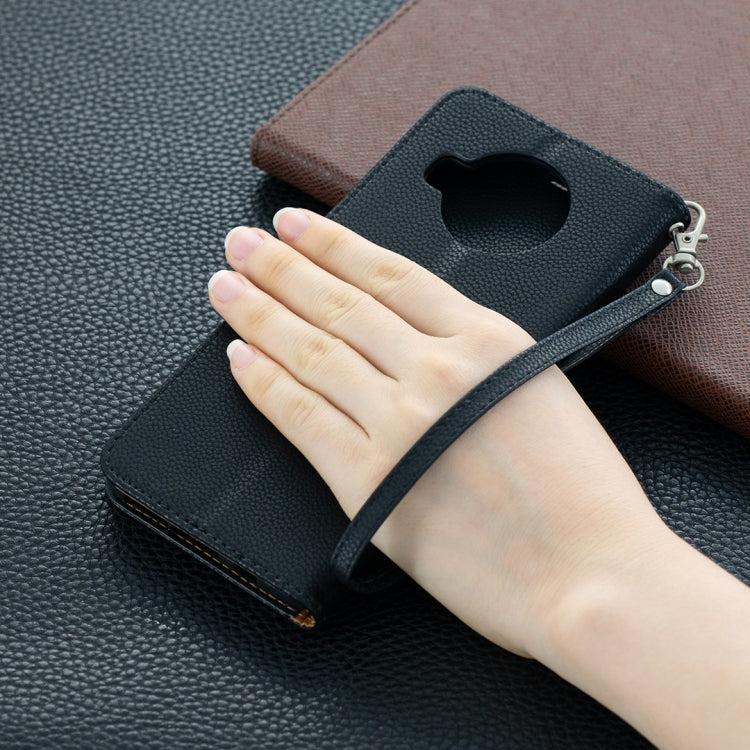 For Xiaomi Mi 10T Lite 5G Litchi Texture Pure Color Horizontal Flip Leather Case with Holder & Card Slots & Wallet & Lanyard