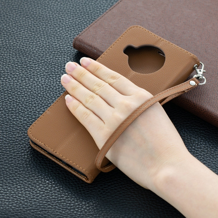 For Xiaomi Mi 10T Lite 5G Litchi Texture Pure Color Horizontal Flip Leather Case with Holder & Card Slots & Wallet & Lanyard