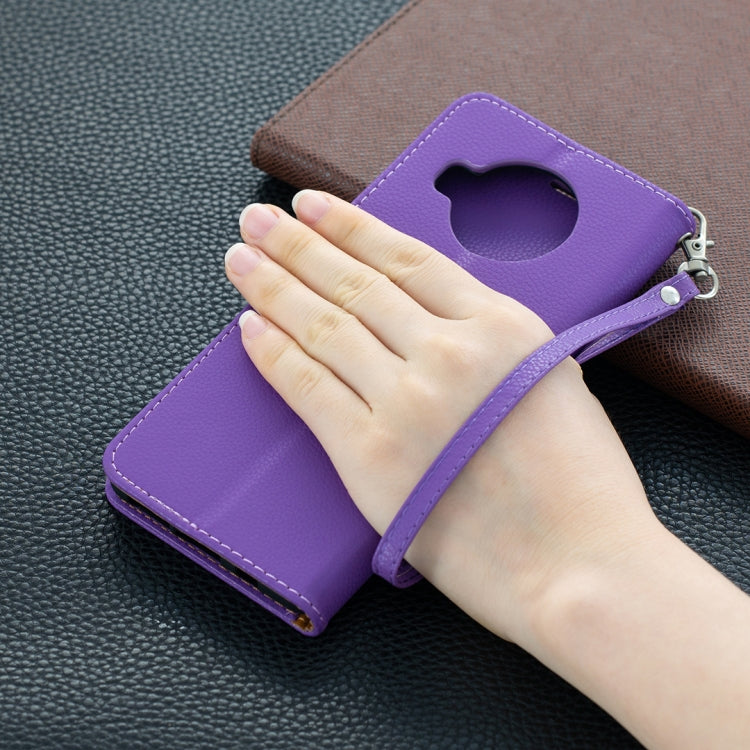 For Xiaomi Mi 10T Lite 5G Litchi Texture Pure Color Horizontal Flip Leather Case with Holder & Card Slots & Wallet & Lanyard