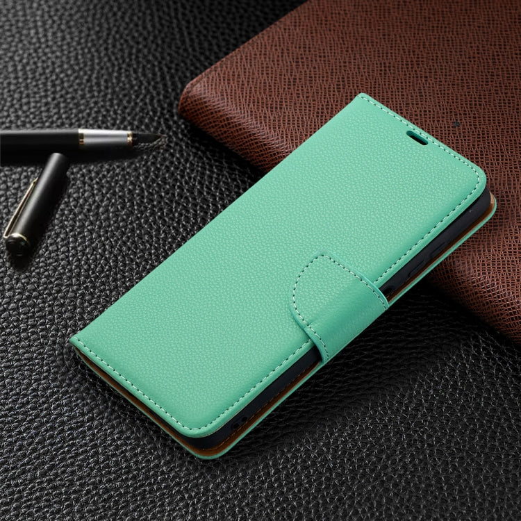 For Xiaomi Poco X3 Litchi Texture Pure Color Horizontal Flip Leather Case with Holder & Card Slots & Wallet & Lanyard