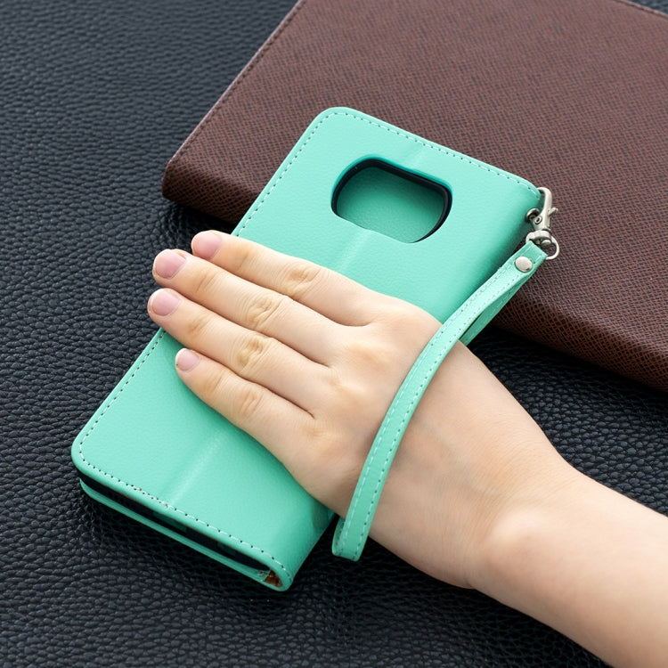 For Xiaomi Poco X3 Litchi Texture Pure Color Horizontal Flip Leather Case with Holder & Card Slots & Wallet & Lanyard