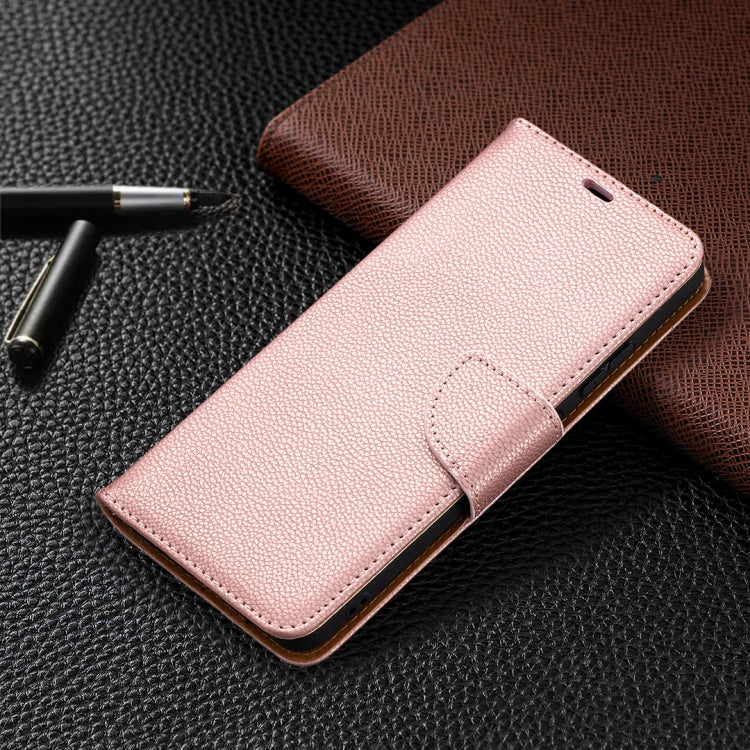 For Nokia 2.4 Litchi Texture Pure Color Horizontal Flip Leather Case with Holder & Card Slots & Wallet & Lanyard