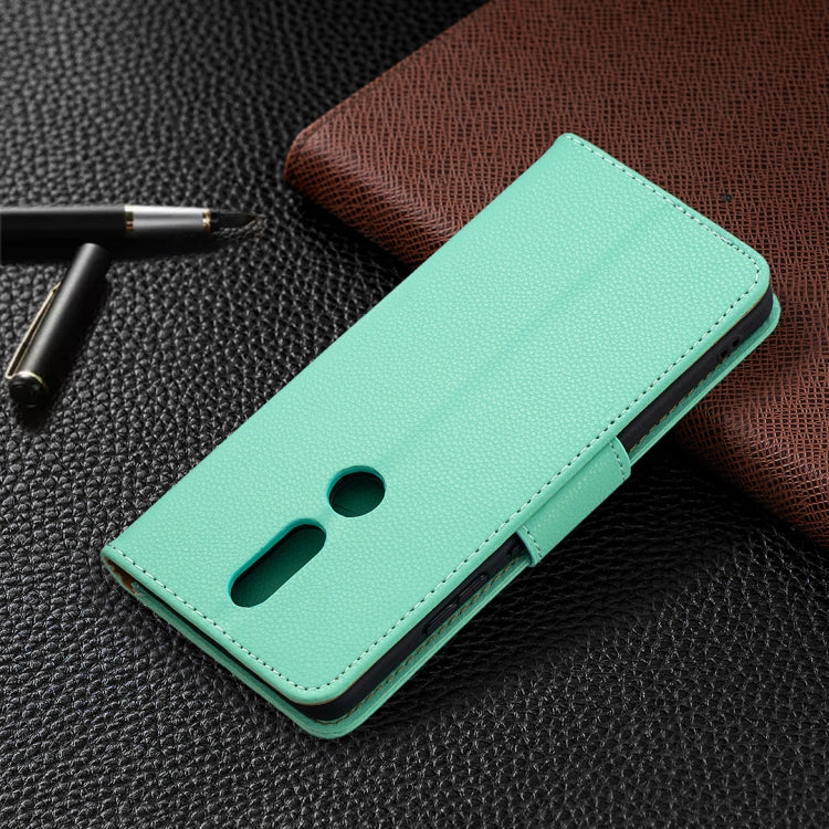 For Nokia 2.4 Litchi Texture Pure Color Horizontal Flip Leather Case with Holder & Card Slots & Wallet & Lanyard