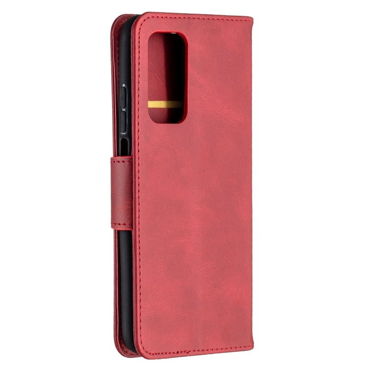 For Xiaomi Mi 10T 5G Retro Lambskin Texture Pure Color Horizontal Flip PU Leather Case with Holder & Card Slots & Wallet & Lanyard