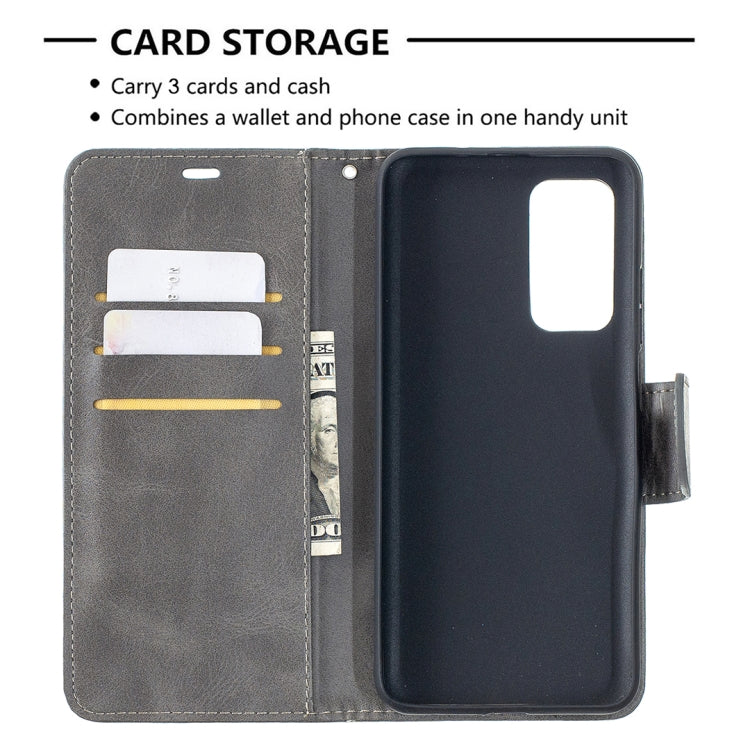 For Xiaomi Mi 10T 5G Retro Lambskin Texture Pure Color Horizontal Flip PU Leather Case with Holder & Card Slots & Wallet & Lanyard