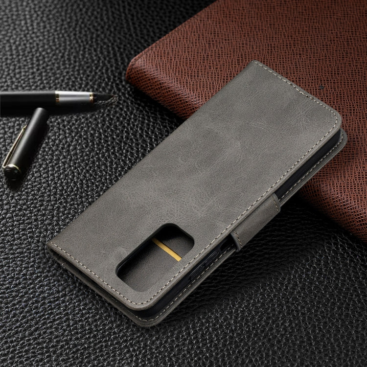 For Xiaomi Mi 10T 5G Retro Lambskin Texture Pure Color Horizontal Flip PU Leather Case with Holder & Card Slots & Wallet & Lanyard