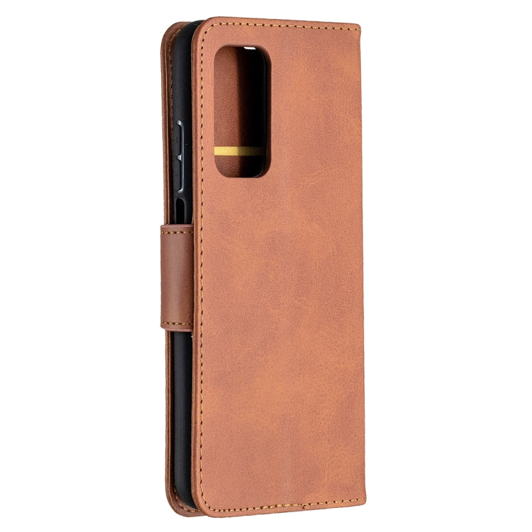 For Xiaomi Mi 10T 5G Retro Lambskin Texture Pure Color Horizontal Flip PU Leather Case with Holder & Card Slots & Wallet & Lanyard