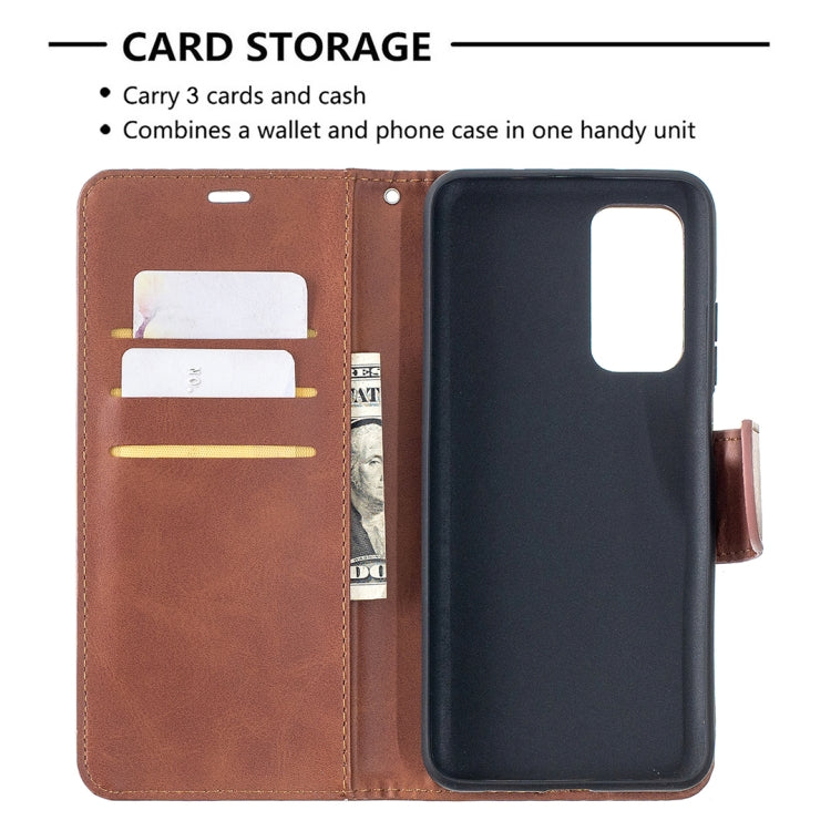 For Xiaomi Mi 10T 5G Retro Lambskin Texture Pure Color Horizontal Flip PU Leather Case with Holder & Card Slots & Wallet & Lanyard