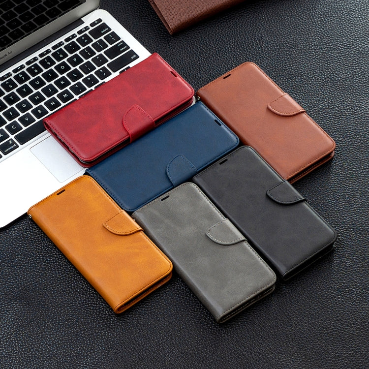 For Xiaomi Mi 10T Lite 5G Retro Lambskin Texture Pure Color Horizontal Flip PU Leather Case with Holder & Card Slots & Wallet & Lanyard
