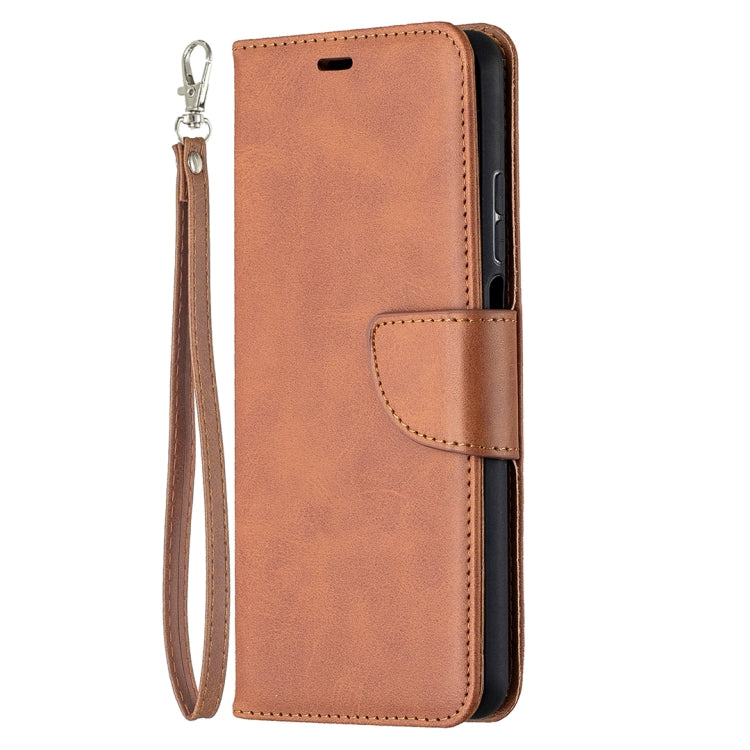 For Xiaomi Mi 10T Lite 5G Retro Lambskin Texture Pure Color Horizontal Flip PU Leather Case with Holder & Card Slots & Wallet & Lanyard