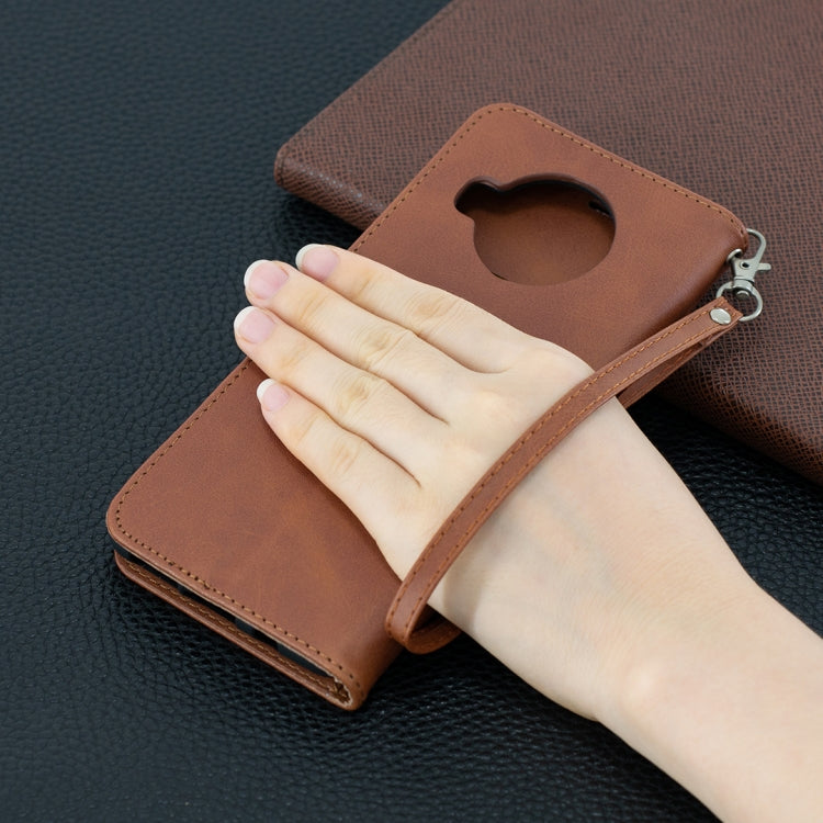 For Xiaomi Mi 10T Lite 5G Retro Lambskin Texture Pure Color Horizontal Flip PU Leather Case with Holder & Card Slots & Wallet & Lanyard