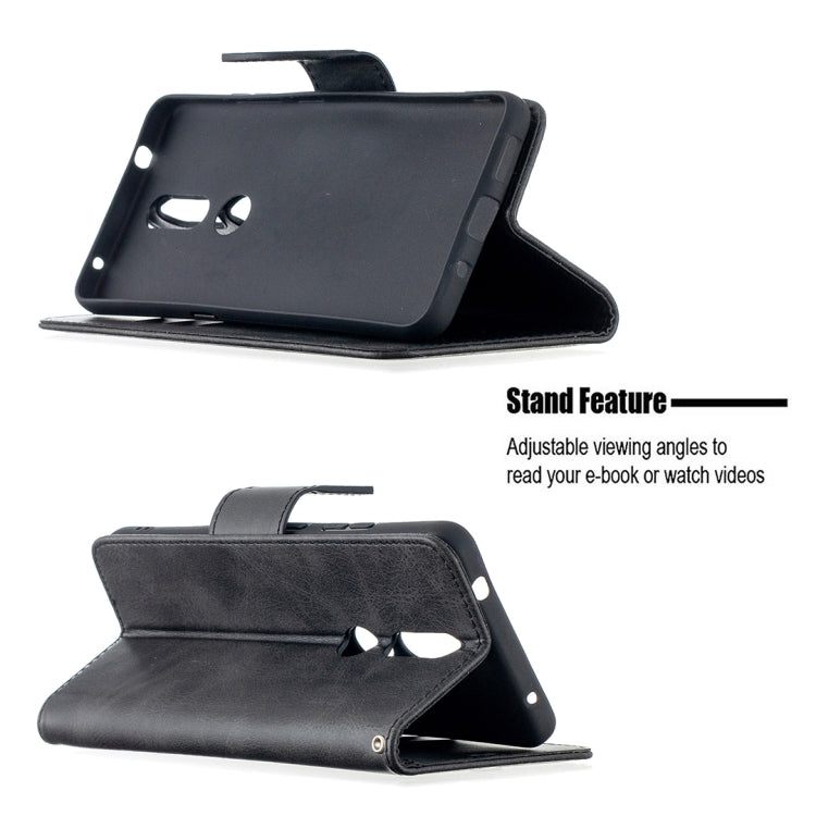 For Nokia 2.4 Retro Lambskin Texture Pure Color Horizontal Flip PU Leather Case with Holder & Card Slots & Wallet & Lanyard