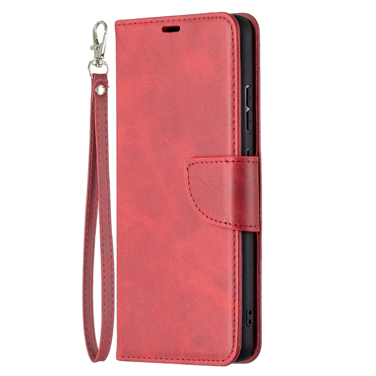 For Nokia 2.4 Retro Lambskin Texture Pure Color Horizontal Flip PU Leather Case with Holder & Card Slots & Wallet & Lanyard