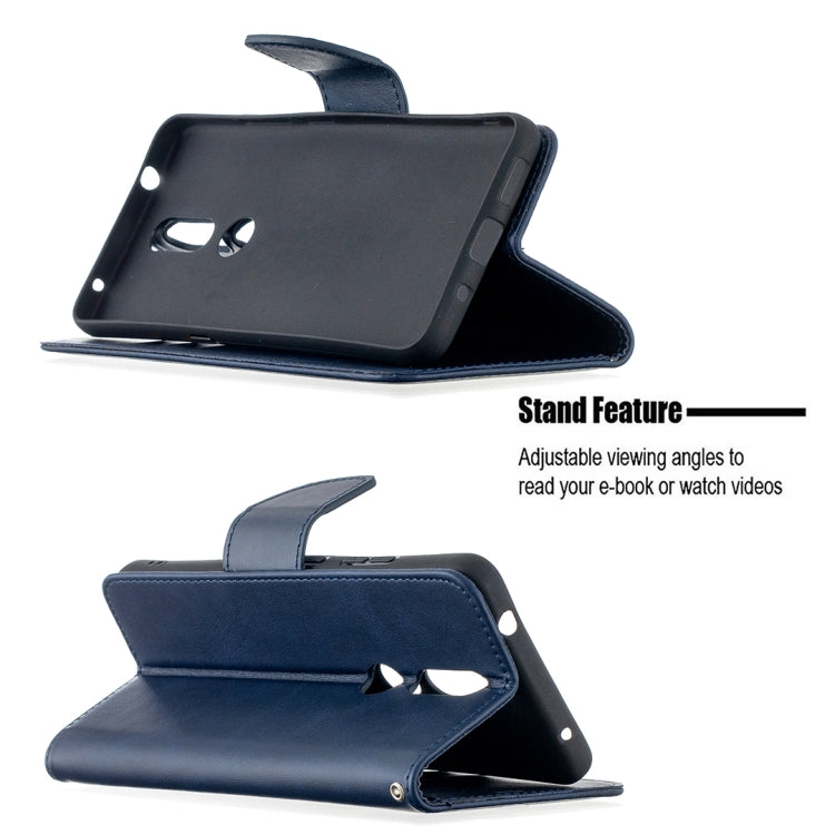 For Nokia 2.4 Retro Lambskin Texture Pure Color Horizontal Flip PU Leather Case with Holder & Card Slots & Wallet & Lanyard