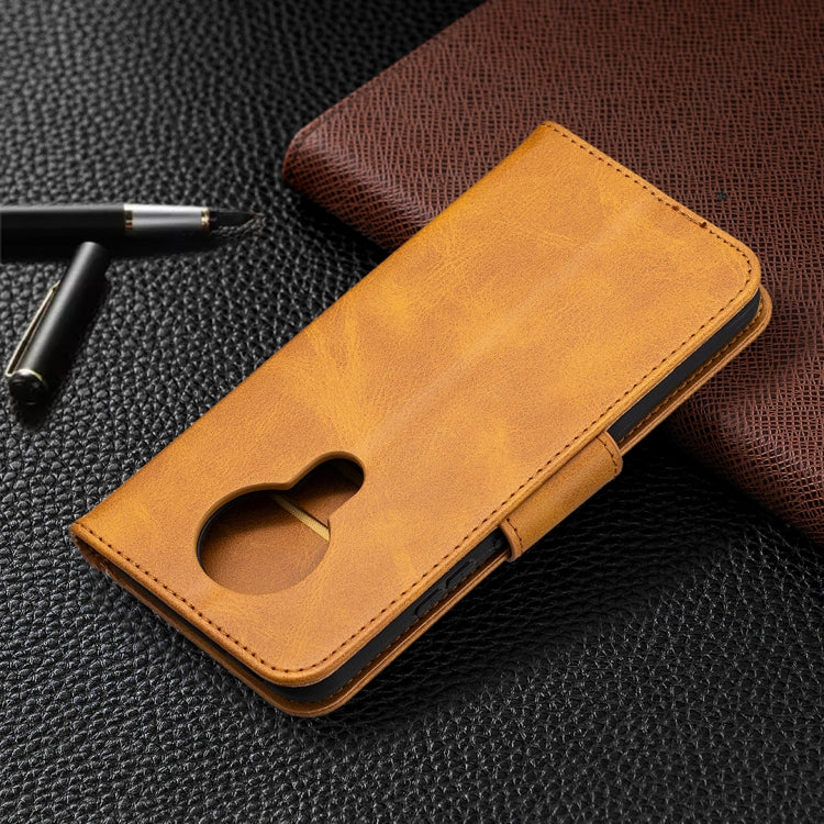 For Nokia 3.4 Retro Lambskin Texture Pure Color Horizontal Flip PU Leather Case with Holder & Card Slots & Wallet & Lanyard